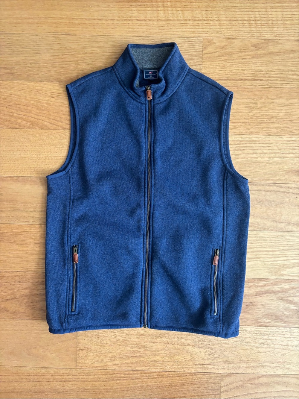 Vineyard Vines Navy Sweater Fleece Vest